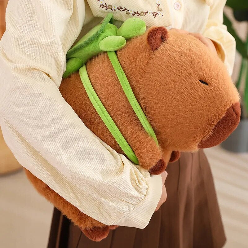 kawaiies-softtoys-plushies-kawaii-plush-The Adorable Capybara Turtle Back Pack Plushies Soft toy 