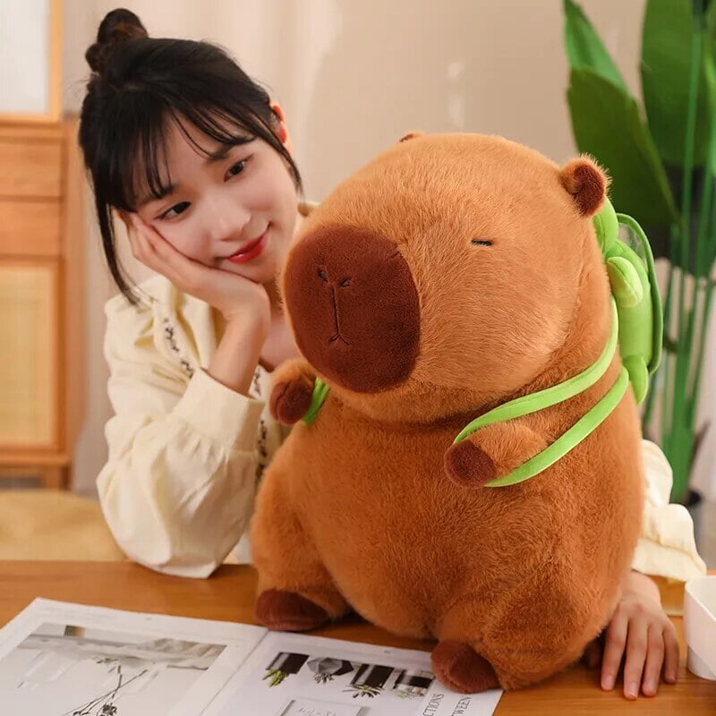 kawaiies-softtoys-plushies-kawaii-plush-The Adorable Capybara Turtle Back Pack Plushies Soft toy 