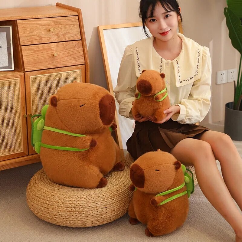 kawaiies-softtoys-plushies-kawaii-plush-The Adorable Capybara Turtle Back Pack Plushies Soft toy 