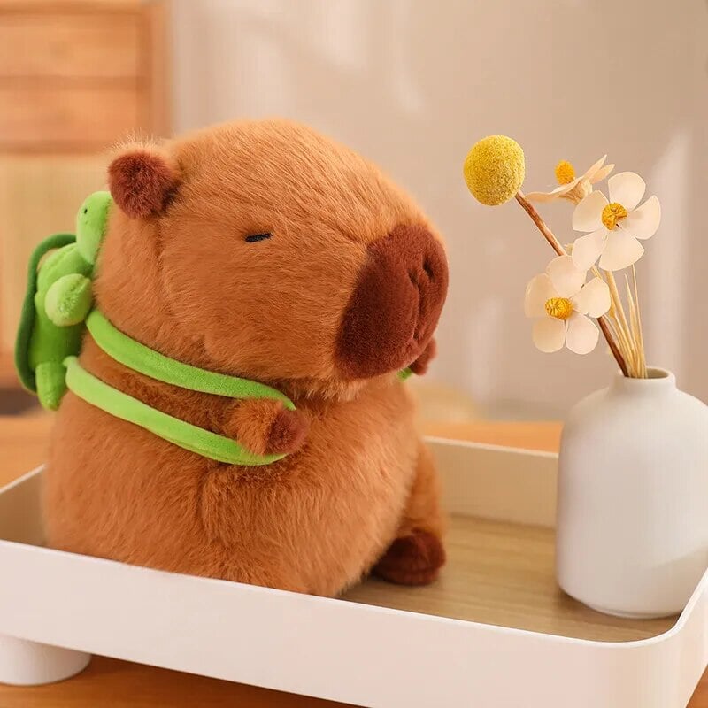 kawaiies-softtoys-plushies-kawaii-plush-The Adorable Capybara Turtle Back Pack Plushies Soft toy 