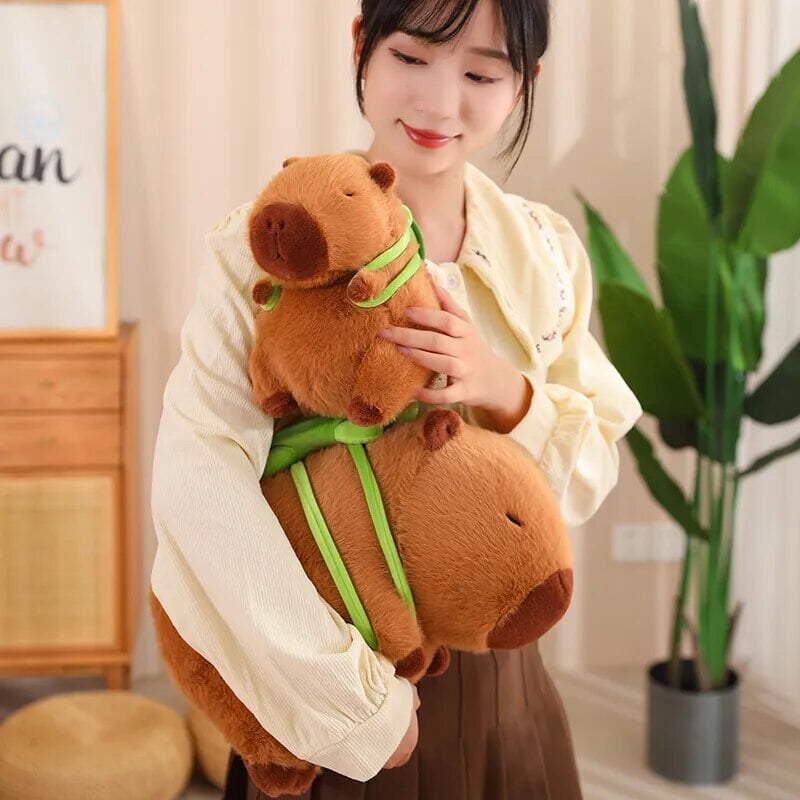 kawaiies-softtoys-plushies-kawaii-plush-The Adorable Capybara Turtle Back Pack Plushies Soft toy 