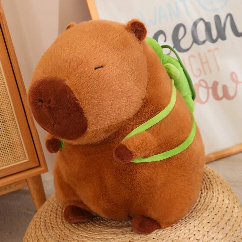 kawaiies-softtoys-plushies-kawaii-plush-The Adorable Capybara Turtle Back Pack Plushies Soft toy 