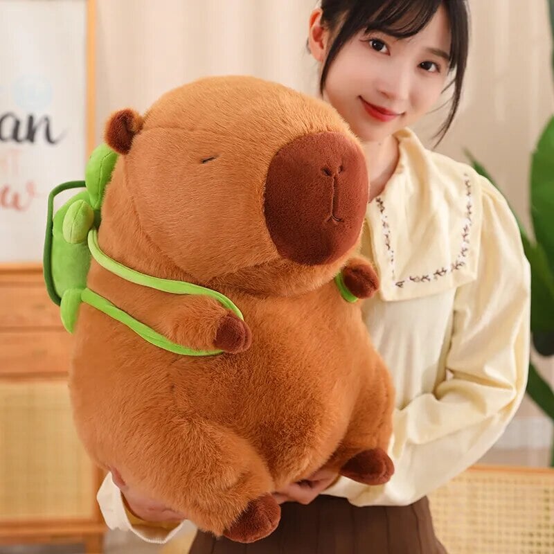 kawaiies-softtoys-plushies-kawaii-plush-The Adorable Capybara Turtle Back Pack Plushies Soft toy 