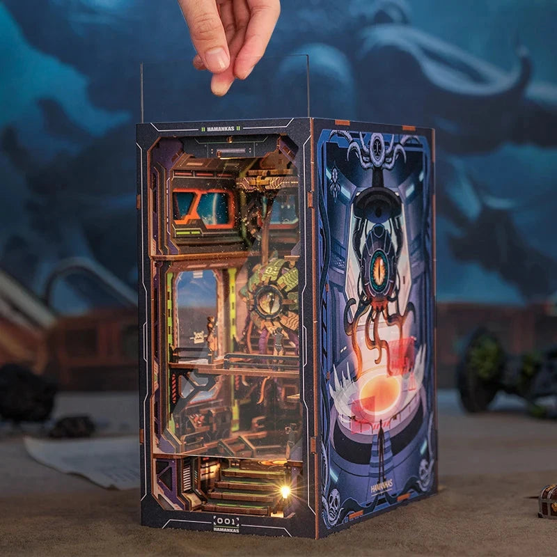 kawaiies-softtoys-plushies-kawaii-plush-The Eye of Old God Wooden Bookshelf Nook Kit Wooden Kit 