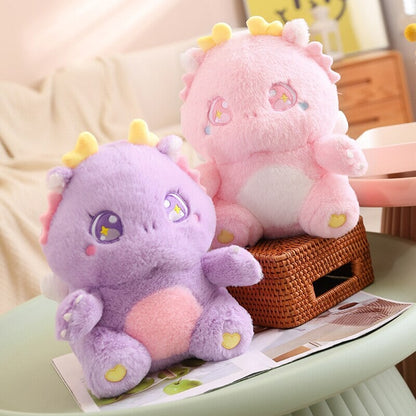 kawaiies-softtoys-plushies-kawaii-plush-The Fluffy Baby Dragon Plush Family | NEW 