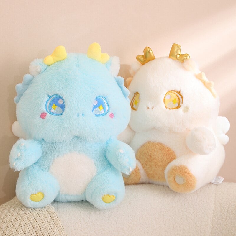 kawaiies-softtoys-plushies-kawaii-plush-The Fluffy Baby Dragon Plush Family | NEW 