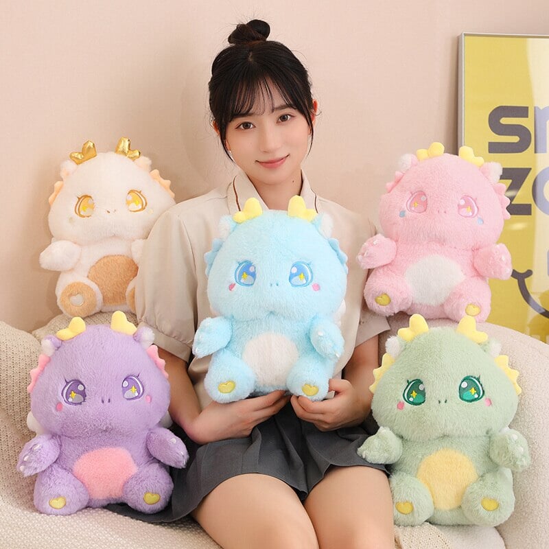 kawaiies-softtoys-plushies-kawaii-plush-The Fluffy Baby Dragon Plush Family | NEW 