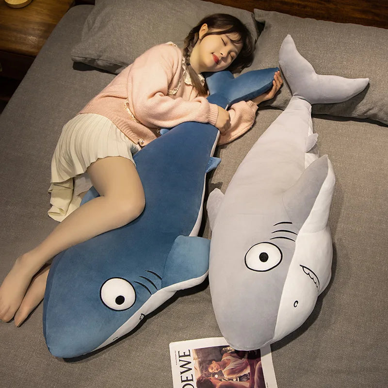 kawaiies-softtoys-plushies-kawaii-plush-The Friendly Cheeky Gray Blue Shark Plushies Soft toy 