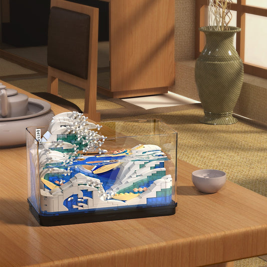 kawaiies-softtoys-plushies-kawaii-plush-The Great Wave off Kanagawa Micro Building Sets | NEW Build it 