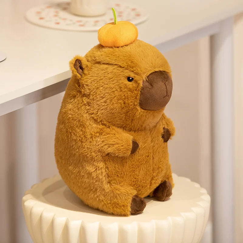 kawaiies-softtoys-plushies-kawaii-plush-The Grumpy Capybara Plushie Soft toy 16in / 40cm 