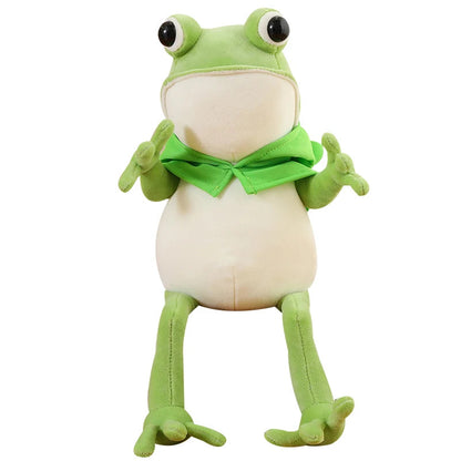 kawaiies-softtoys-plushies-kawaii-plush-Tito the Funny Green Frog Plush with Hat Soft toy 
