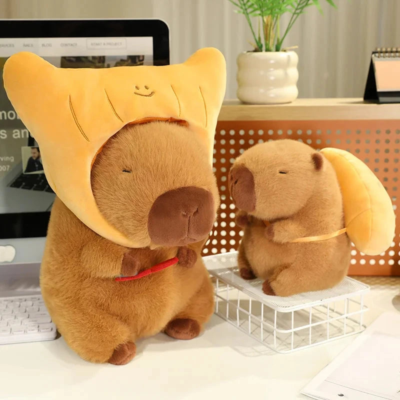 kawaiies-softtoys-plushies-kawaii-plush-Toasted Croissant Capybara Plushies Soft toy 