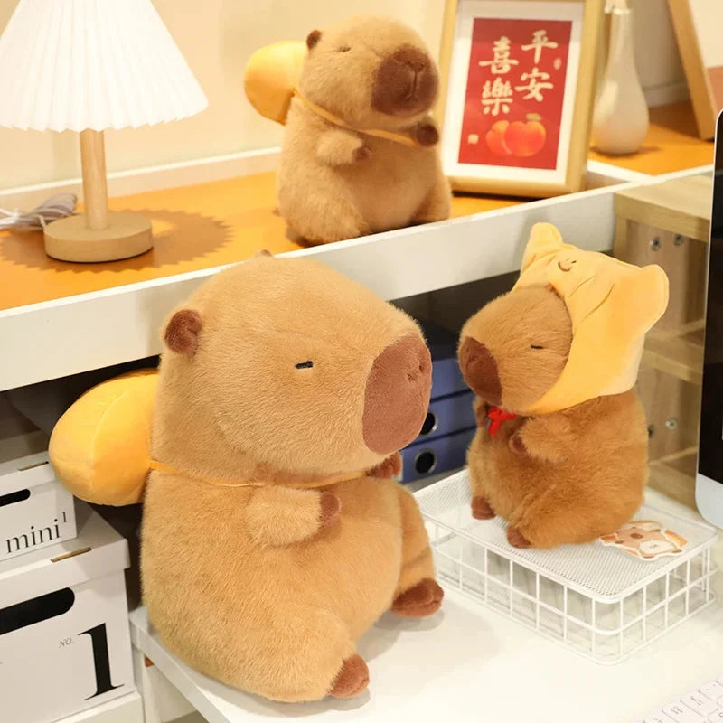 kawaiies-softtoys-plushies-kawaii-plush-Toasted Croissant Capybara Plushies Soft toy 