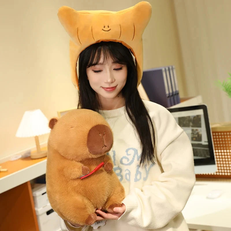 kawaiies-softtoys-plushies-kawaii-plush-Toasted Croissant Capybara Plushies Soft toy 
