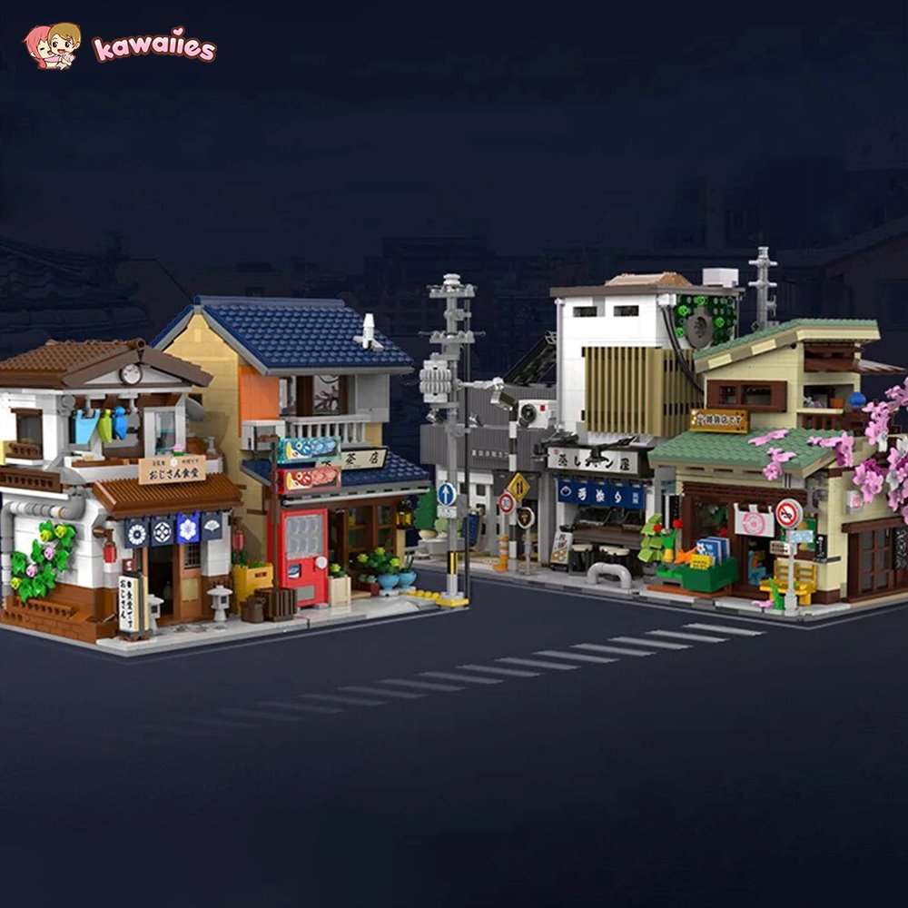 kawaiies-softtoys-plushies-kawaii-plush-Traditional Local Japanese Restaurant LED Building Set Build it 