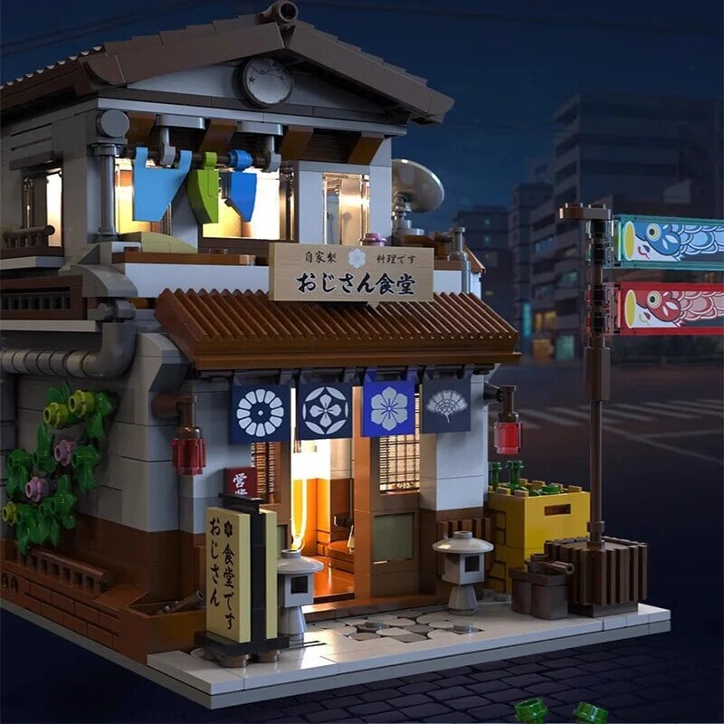 kawaiies-softtoys-plushies-kawaii-plush-Traditional Local Japanese Restaurant LED Building Set Build it 