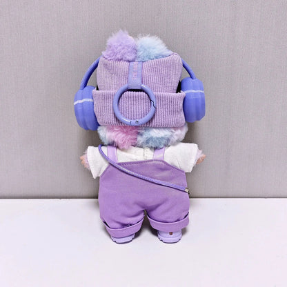kawaiies-softtoys-plushies-kawaii-plush-Trendy Streetwear Kid Purple Labubu Outfit Accessories 