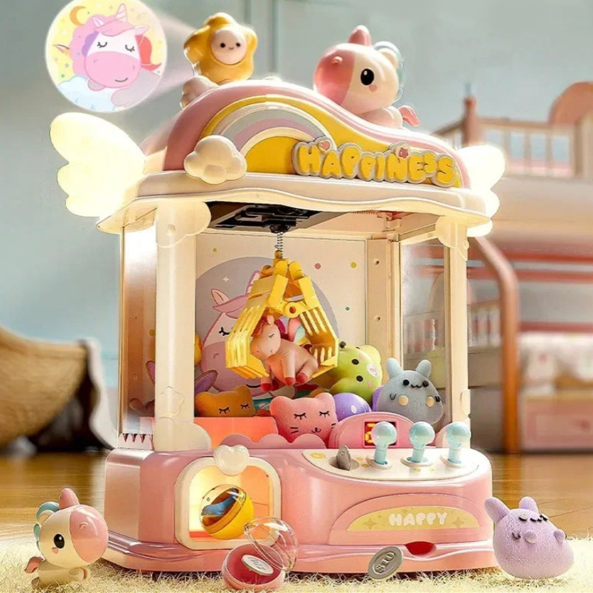 kawaiies-softtoys-plushies-kawaii-plush-Unicorn Dream Advanced Mini Claw Machine Toy Toys 