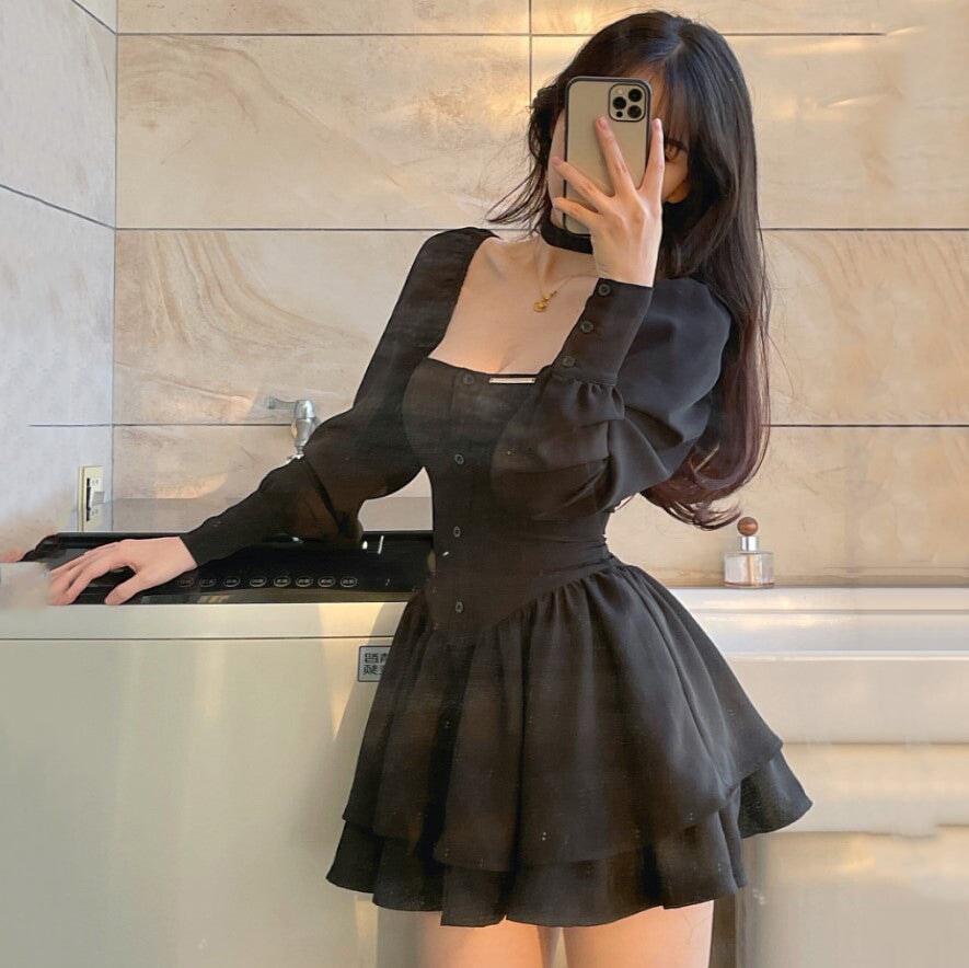 kawaiies-softtoys-plushies-kawaii-plush-Vintage Bodice Mini Dress Apparel 
