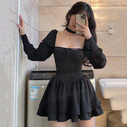 kawaiies-softtoys-plushies-kawaii-plush-Vintage Bodice Mini Dress Apparel 
