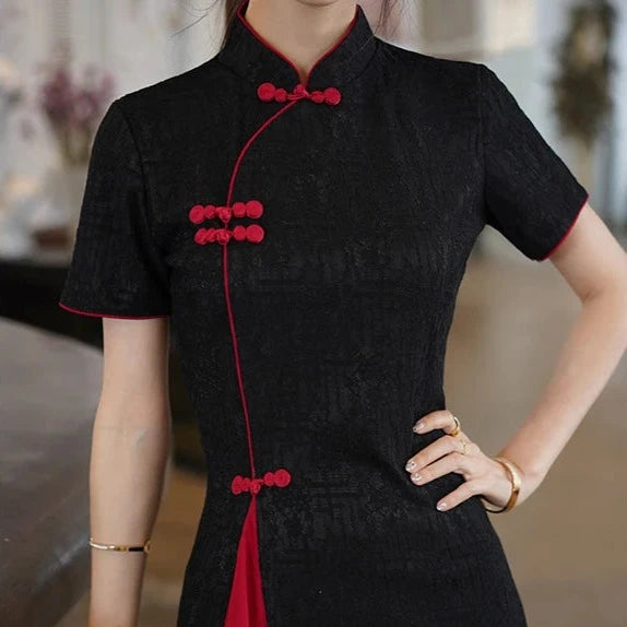 kawaiies-softtoys-plushies-kawaii-plush-Vintage Chinese Traditional Qipao Cheongsam Dress Apparel 