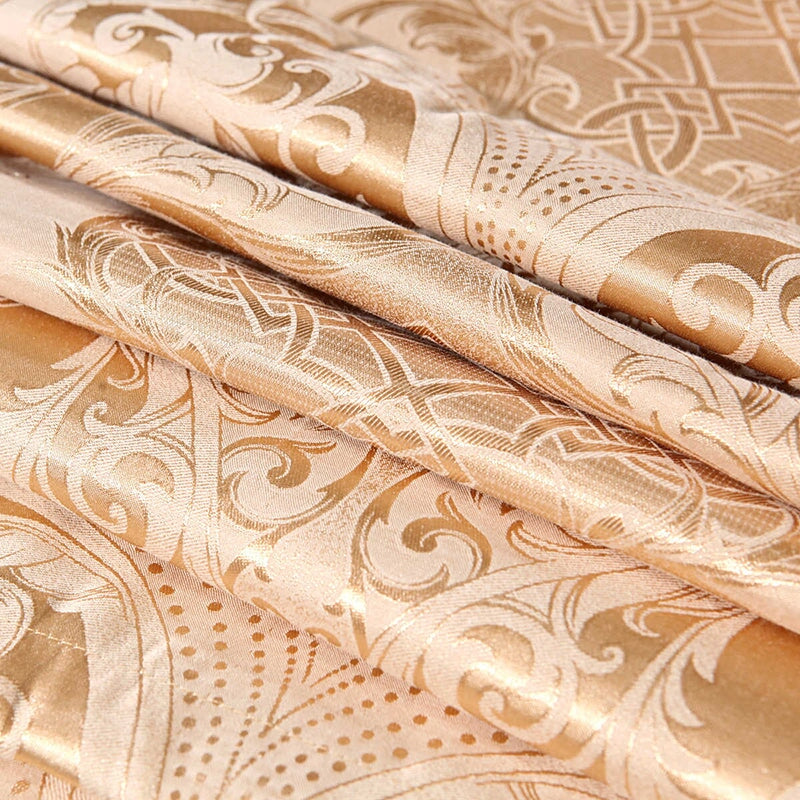 kawaiies-softtoys-plushies-kawaii-plush-Vintage White Cream Jacquard Bedding Set Luxury Bedding Sets 