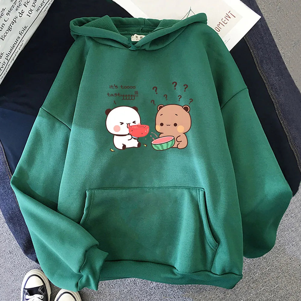 kawaiies-softtoys-plushies-kawaii-plush-Watermelon Bears Part-Cotton Hoodie Hoodies 