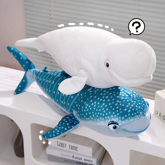 kawaiies-softtoys-plushies-kawaii-plush-White Beluga Blue Whale Shark 75cm Plushies Soft toy 