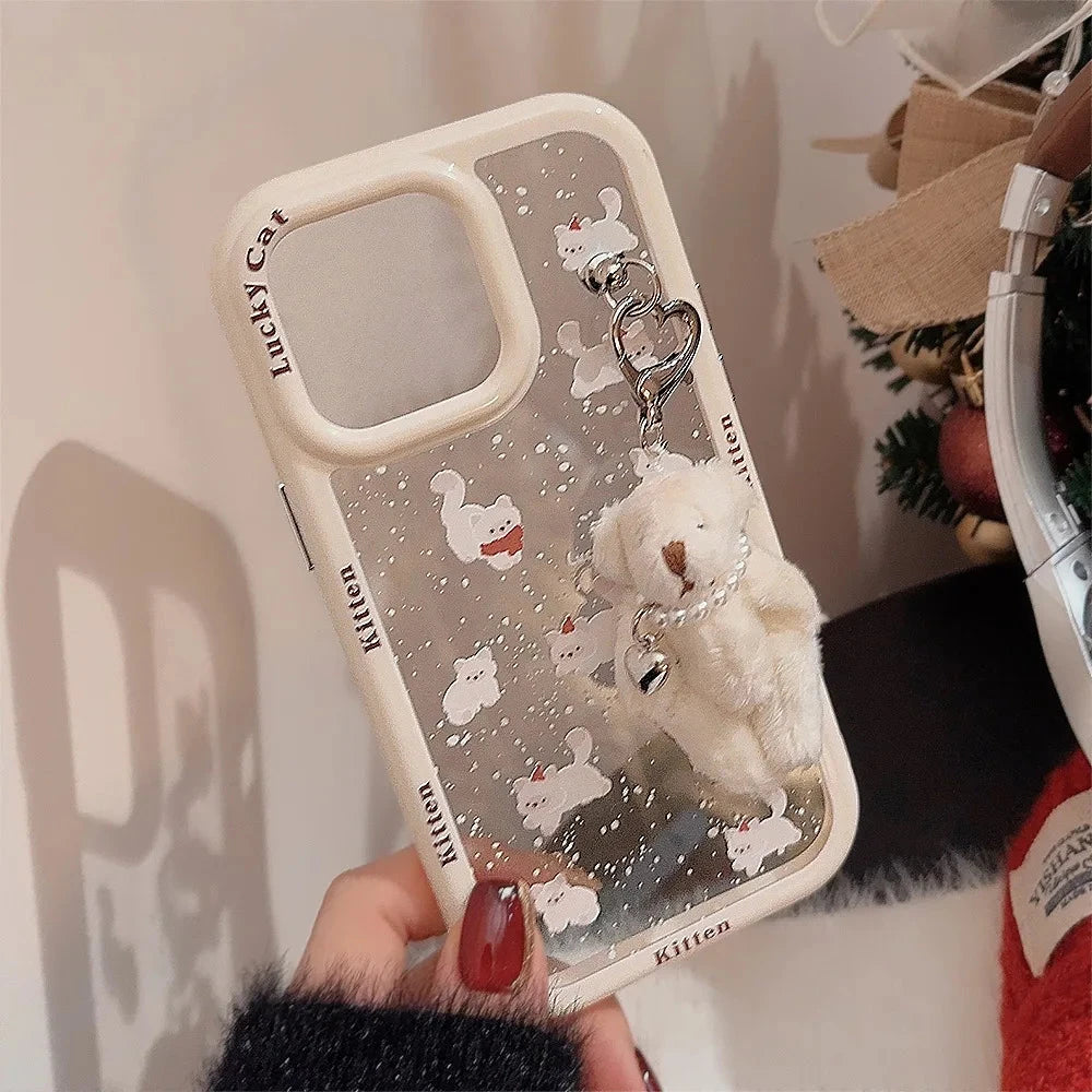 kawaiies-softtoys-plushies-kawaii-plush-Winter Snow Pearl Bear iPhone Case with Charm Accessories 
