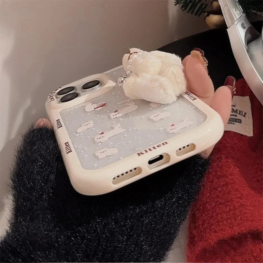 kawaiies-softtoys-plushies-kawaii-plush-Winter Snow Pearl Bear iPhone Case with Charm Accessories 