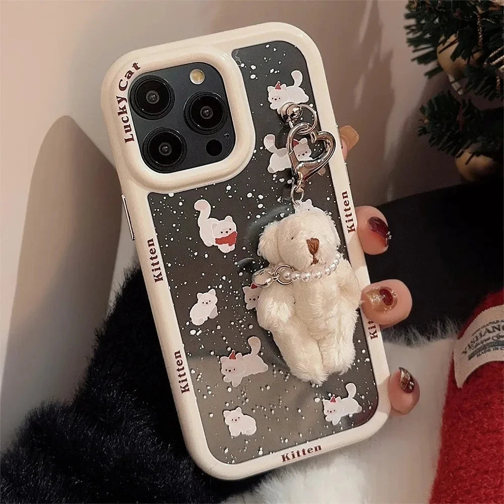 kawaiies-softtoys-plushies-kawaii-plush-Winter Snow Pearl Bear iPhone Case with Charm Accessories 