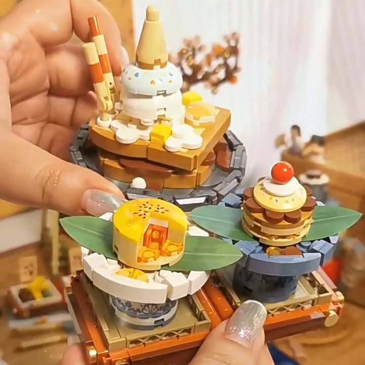 kawaiies-softtoys-plushies-kawaii-plush-Wonders of Asia Teatime Nano Building Set | NEW Build it 