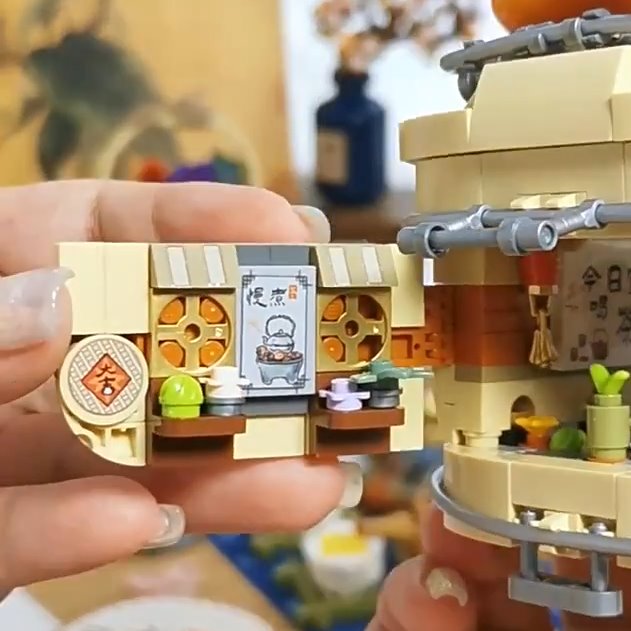 kawaiies-softtoys-plushies-kawaii-plush-Wonders of Asia Teatime Nano Building Set | NEW Build it 