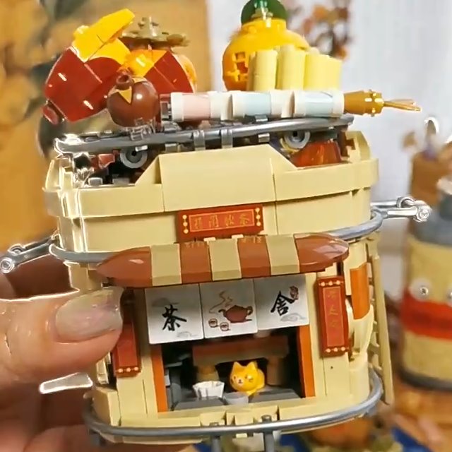 kawaiies-softtoys-plushies-kawaii-plush-Wonders of Asia Teatime Nano Building Set | NEW Build it 