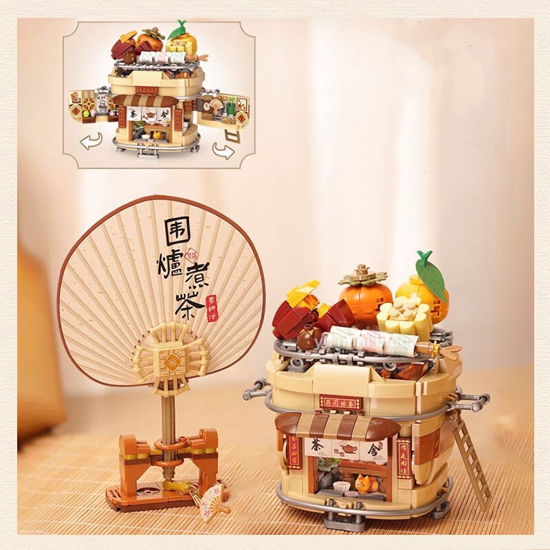 kawaiies-softtoys-plushies-kawaii-plush-Wonders of Asia Teatime Nano Building Set | NEW Build it 