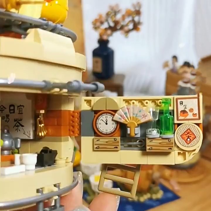 kawaiies-softtoys-plushies-kawaii-plush-Wonders of Asia Teatime Nano Building Set | NEW Build it 