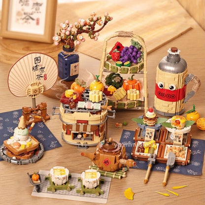 kawaiies-softtoys-plushies-kawaii-plush-Wonders of Asia Teatime Nano Building Set | NEW Build it 