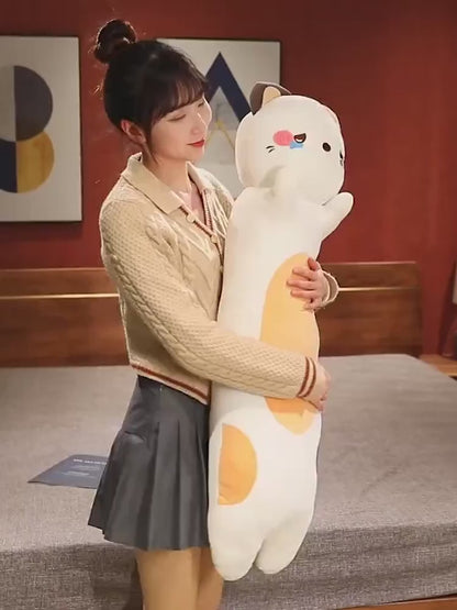 Kawaii 100cm Long Snuggly Dog Cat Pig Plushie Collection