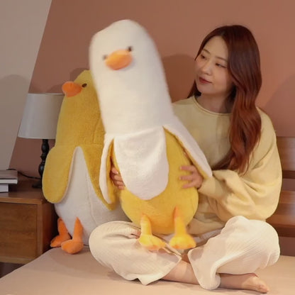 Fluffy Banana Duck Crew Plushies