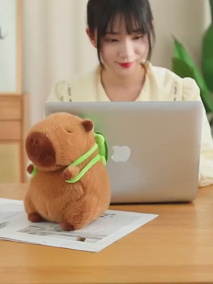 The Adorable Capybara Turtle Back Pack Plushies