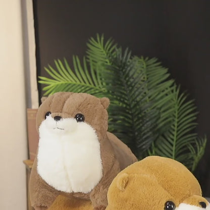 Fluffy Chubby Otter Plushies