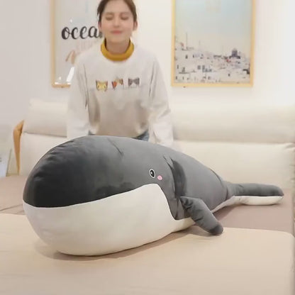 Blue Giant Kawaii Whale Plushie