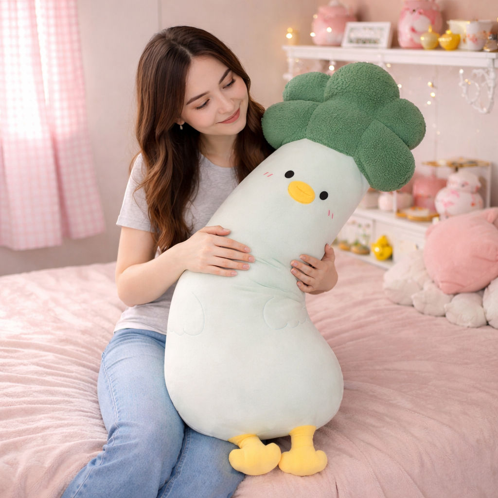 Long Vegetable Duck Family Plush Collection