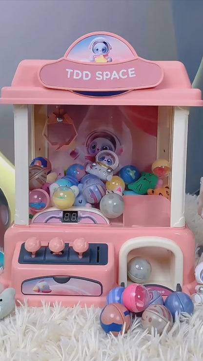 Kawaii Mini 'TDD SPACE' Claw Machine Toy