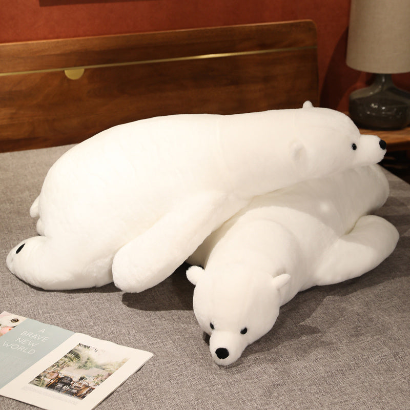 43" Giant White Fluffy Polar Bear Plushie - Kawaiies - Adorable - Cute - Plushies - Plush - Kawaii