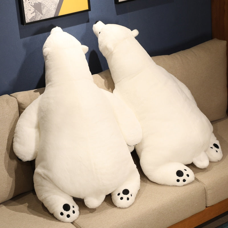 43" Giant White Fluffy Polar Bear Plushie - Kawaiies - Adorable - Cute - Plushies - Plush - Kawaii