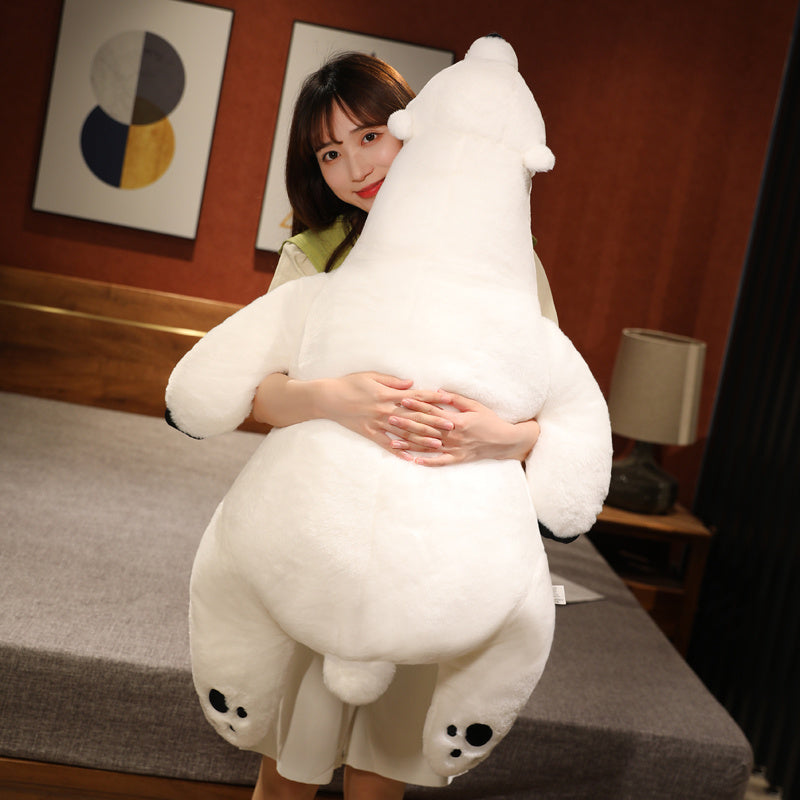 43" Giant White Fluffy Polar Bear Plushie - Kawaiies - Adorable - Cute - Plushies - Plush - Kawaii