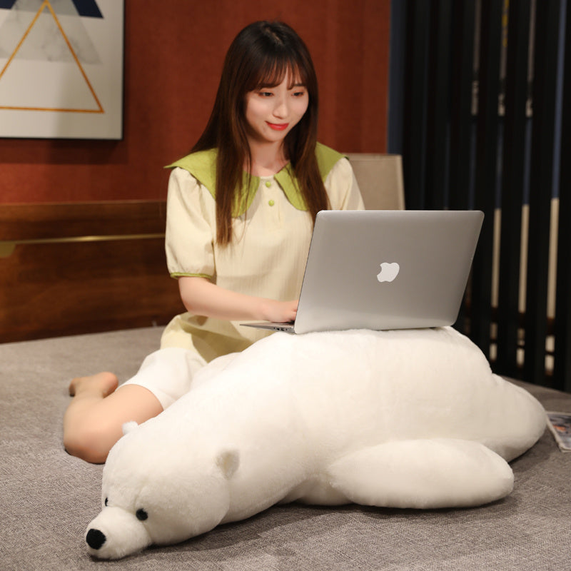 43" Giant White Fluffy Polar Bear Plushie - Kawaiies - Adorable - Cute - Plushies - Plush - Kawaii