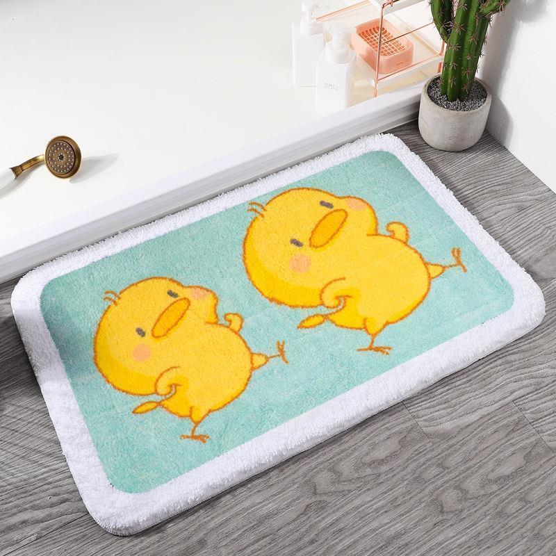 Cute Animals Pattern Bath Rug Soft Non slip Quick Dry Bath - Temu