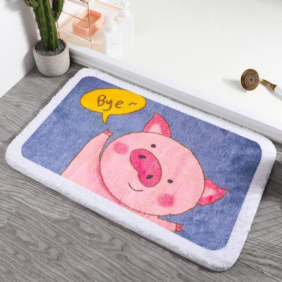 My Cute Cat Shaped Bathroom Mat – Kawaiies